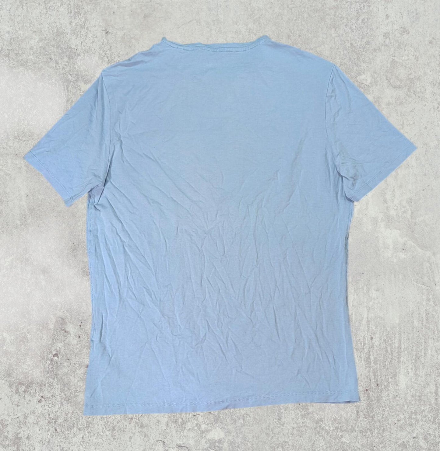 Guess Men's Slim Fit T Shirt - Blue - Size Large