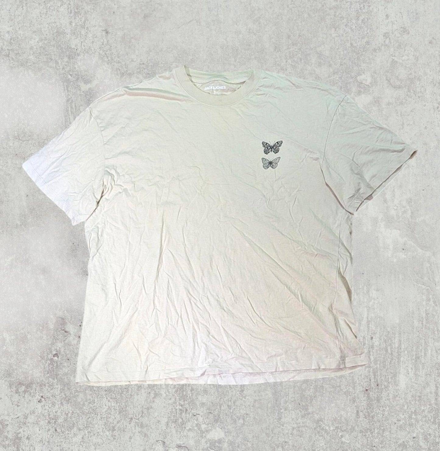 Jack & Jones Men's T Shirt - Beige - Size XL
