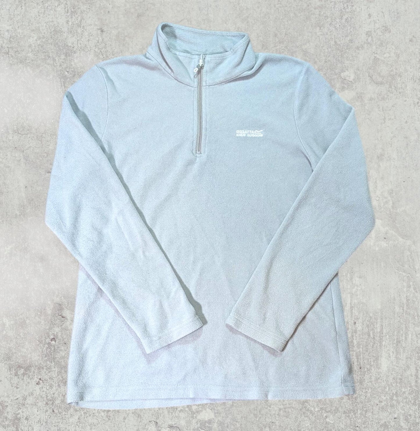 Regatta Women's 1/4 Zip Fleece Jumper - Grey - Size 14