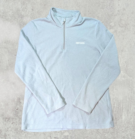 Regatta Women's 1/4 Zip Fleece Jumper - Grey - Size 14