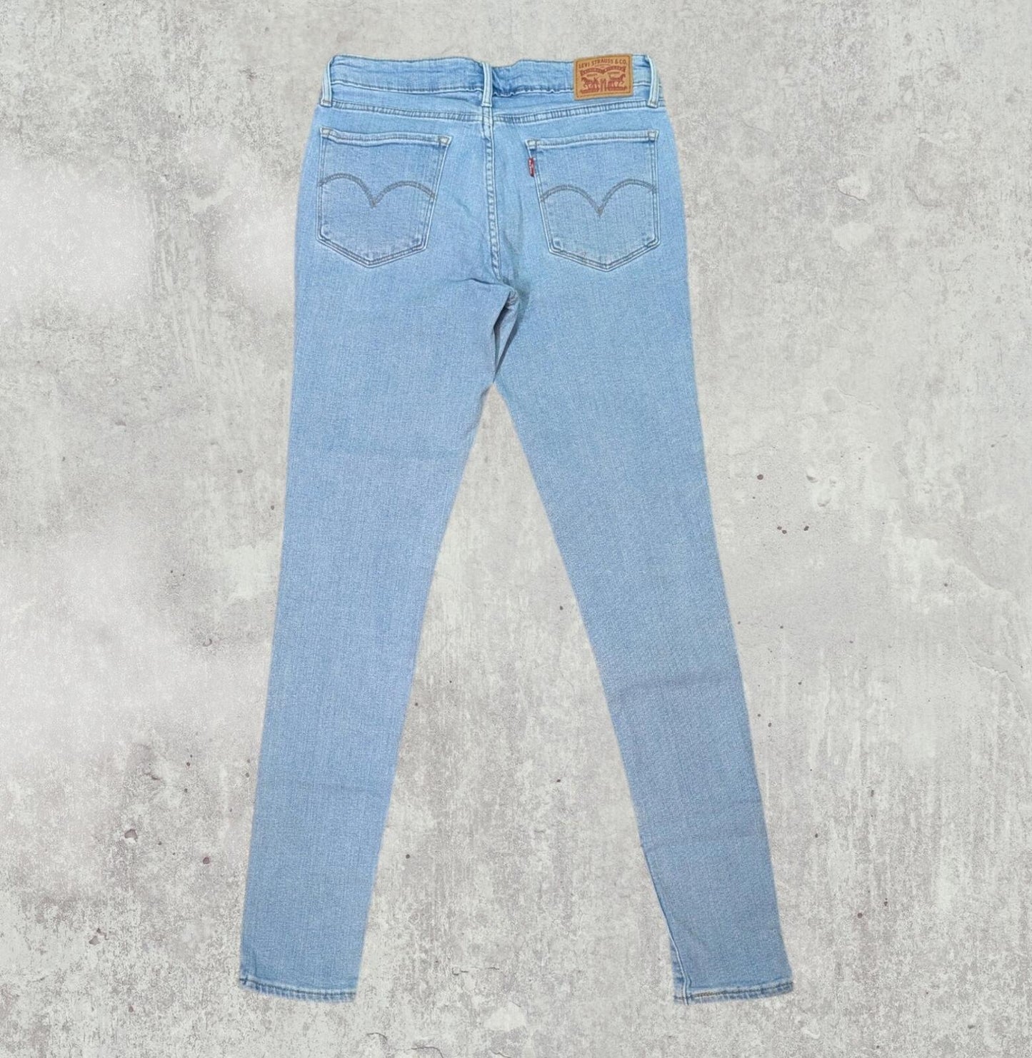 Levi's Women's 711 Skinny Jeans - Blue - Size 29W 32L