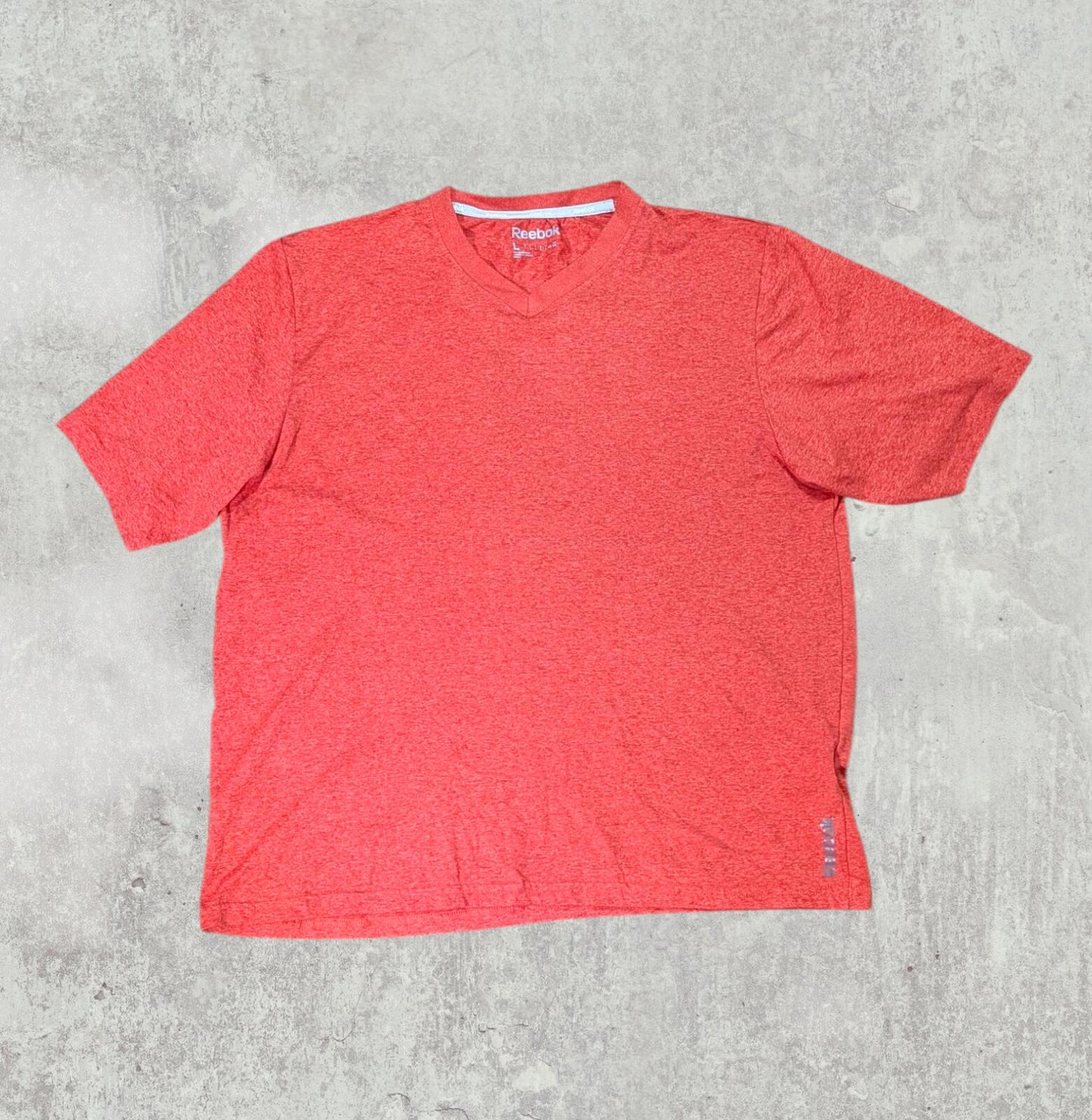 Reebok Men's Playdry T Shirt - Red - Size Large
