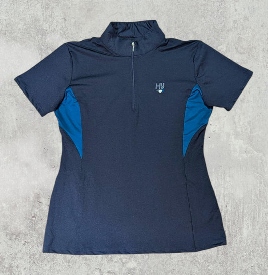HY Sport Women's Riding T Shirt - Navy - Size Large