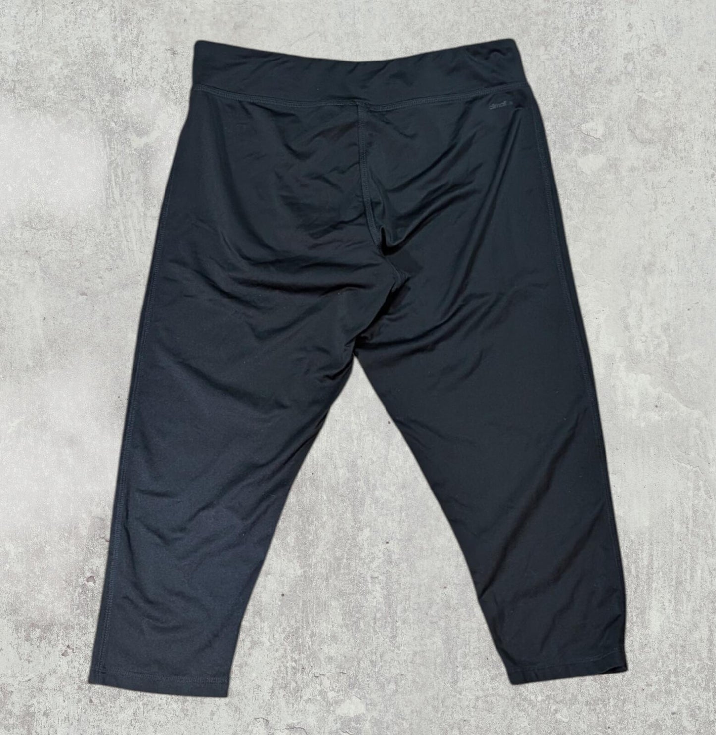 Adidas Women's Climalite 3/4 Gym Leggings - Black - Size 16-18