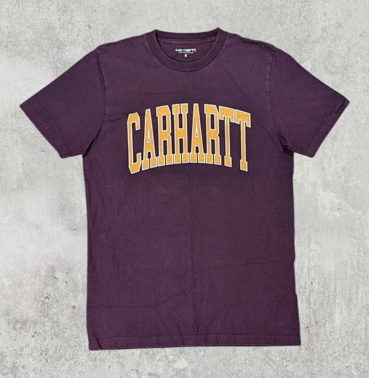 Carhartt Men's T Shirt - Burgundy - Size Small