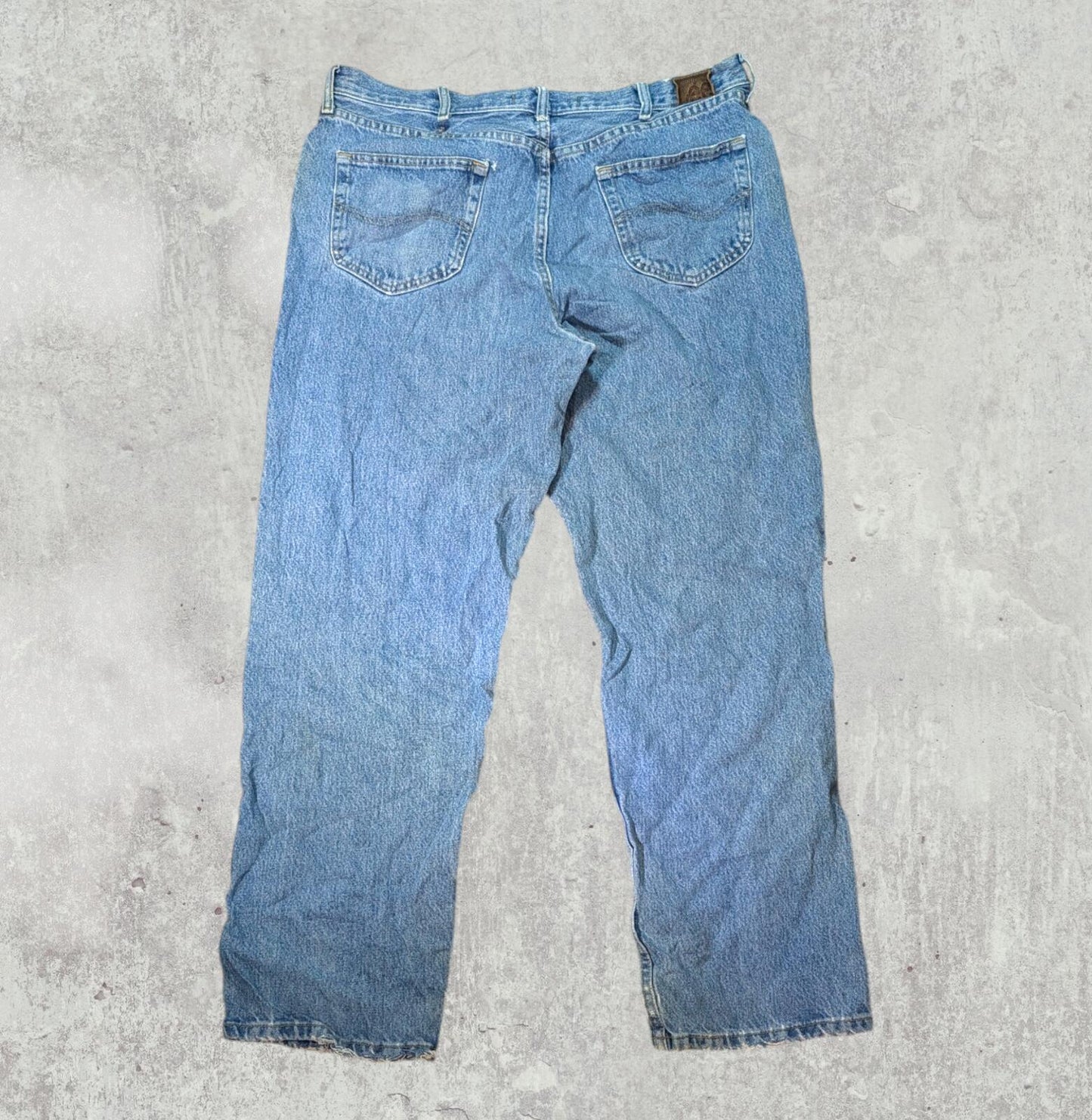 Lee Men's Relaxed Fit Jeans - Blue - Size 40W 32L