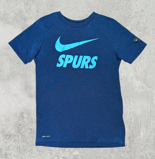 Nike Boy's Dri-Fit Spurs T Shirt - Navy - Size 10-12 Years
