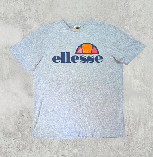 Ellesse Men's T Shirt - Grey - Size Large