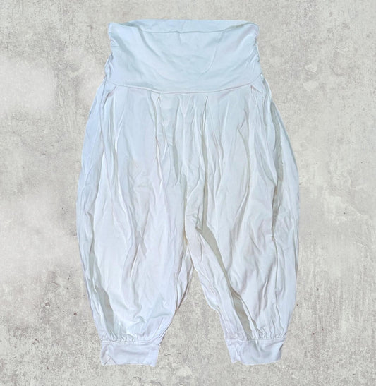 Monsoon Girl's Balloon Leg Trousers - White - Size 10-12 Years