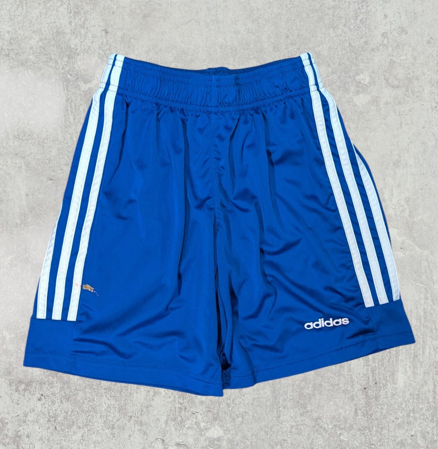 Adidas Boy's Climalite Shorts - Blue - Size 11-12 Years