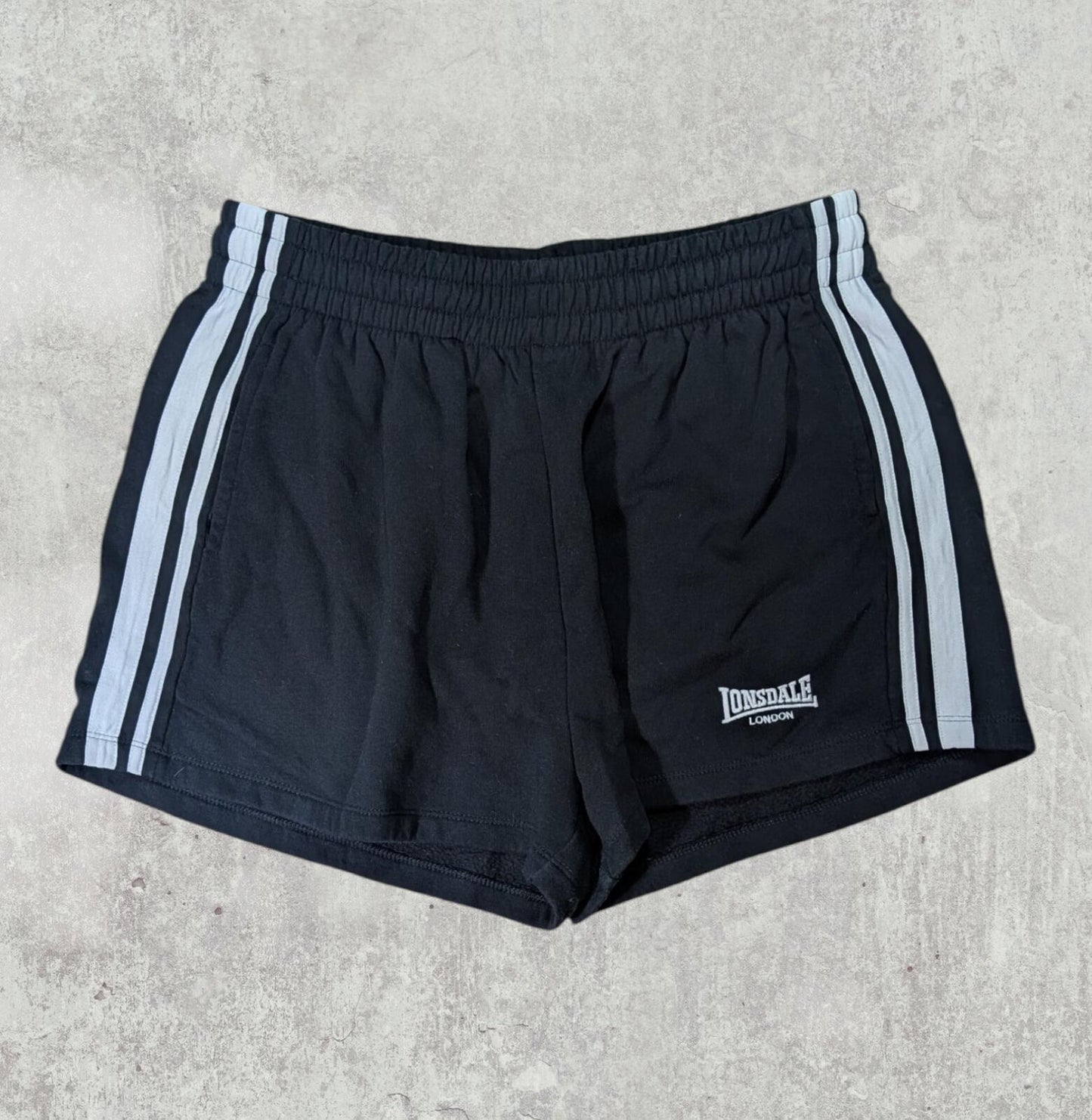 Lonsdale Women's Shorts - Black - Size 14