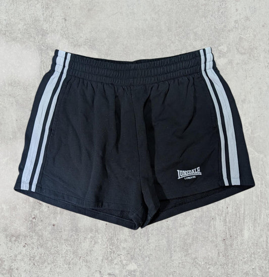 Lonsdale Women's Shorts - Black - Size 14