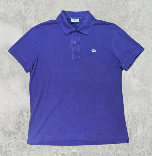 Lacoste Men's Polo T Shirt - Purple - Size 4 / Medium
