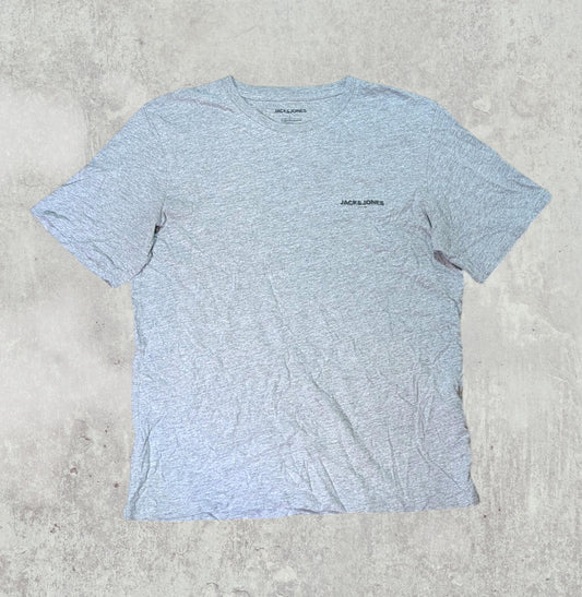 Jack & Jones Men's T Shirt - Grey - Size Large
