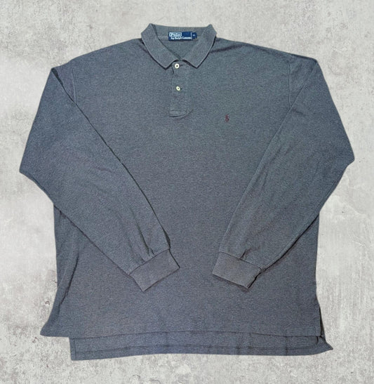 Ralph Lauren Men's Polo T Shirt - Grey - Size XL