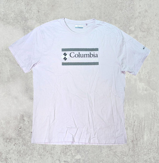 Columbia Men's T Shirt - Purple - Size Large