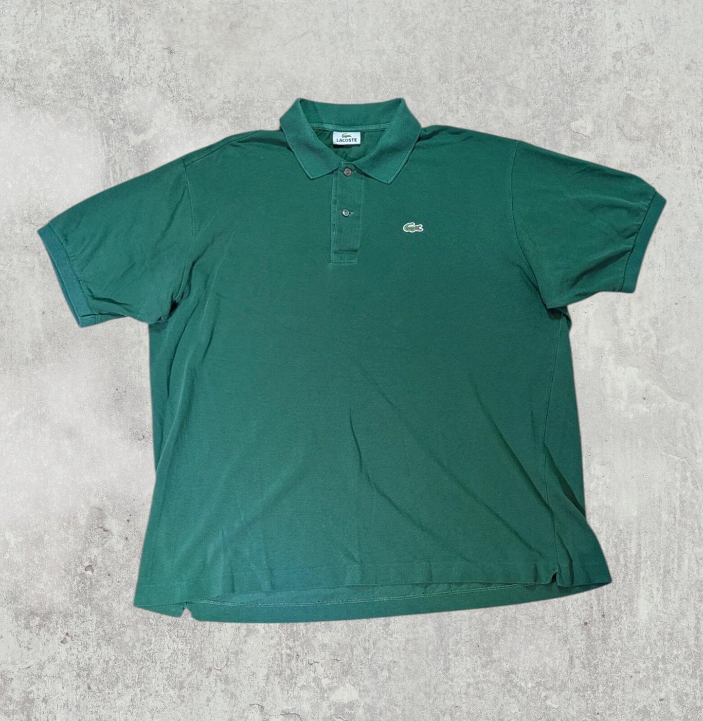 Lacoste Men's Polo T Shirt - Green - Size 7 / XXL