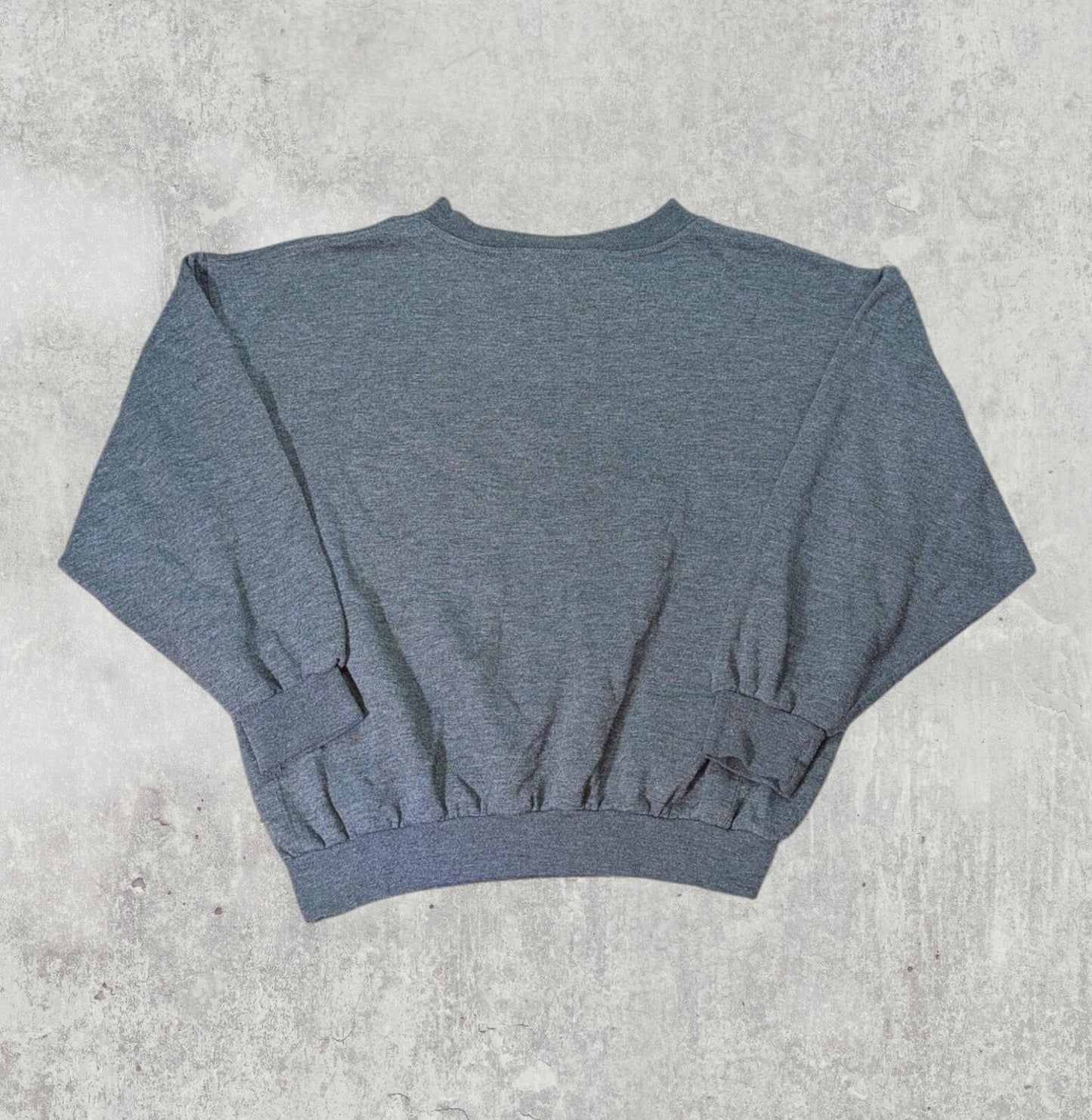 Converse Men's Vintage Sweatshirt Jumper - Grey - Size Medium