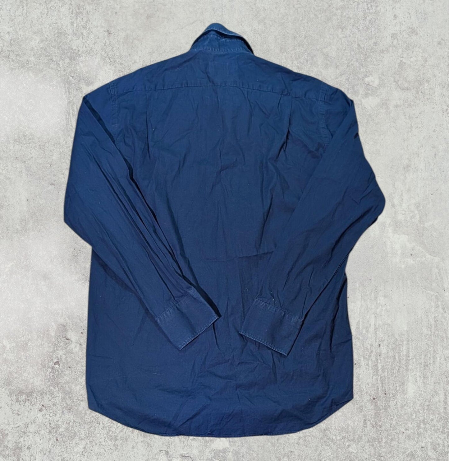 Lacoste Men's Shirt - Navy - Size 39 / Small