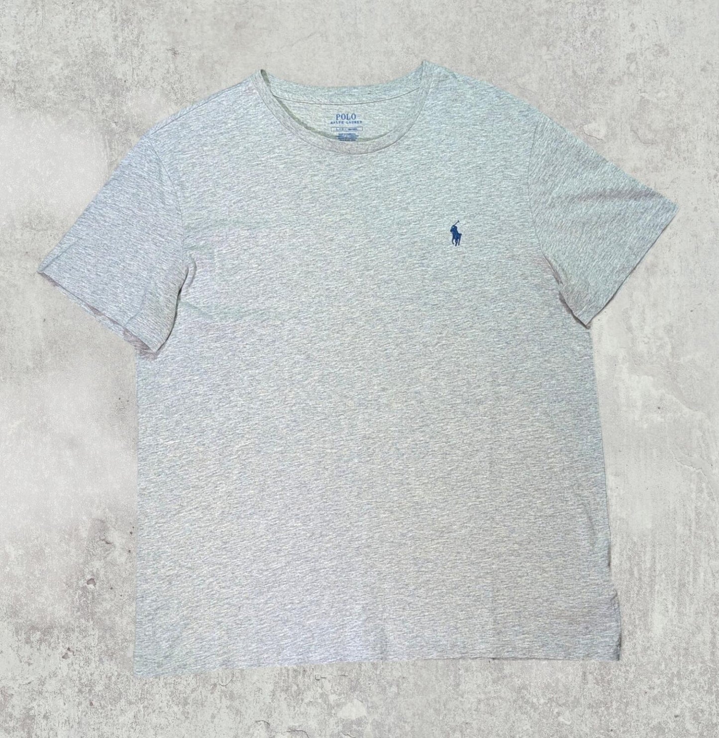 Ralph Lauren Men's T Shirt - Grey - Size Large