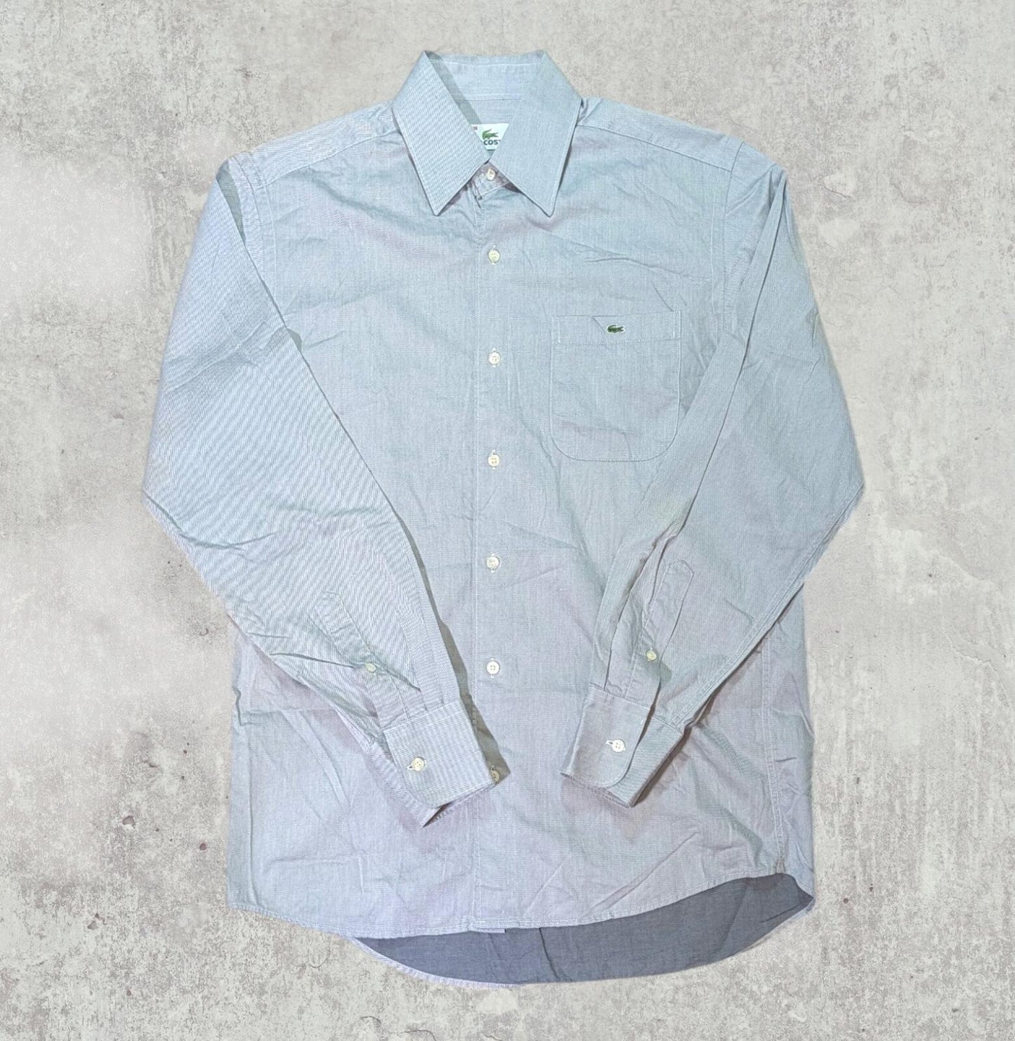 Lacoste Men's Shirt - Grey - Size 38 / Small