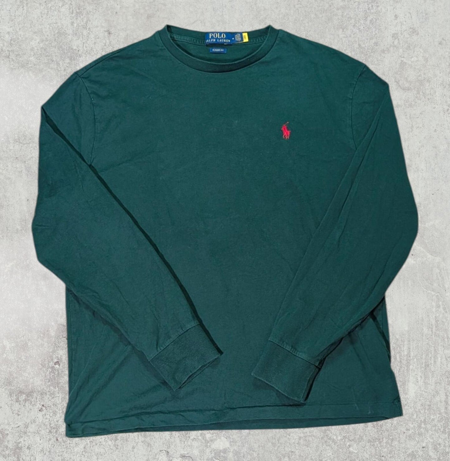 Ralph Lauren Men's Classic Fit T Shirt - Green - Size Medium