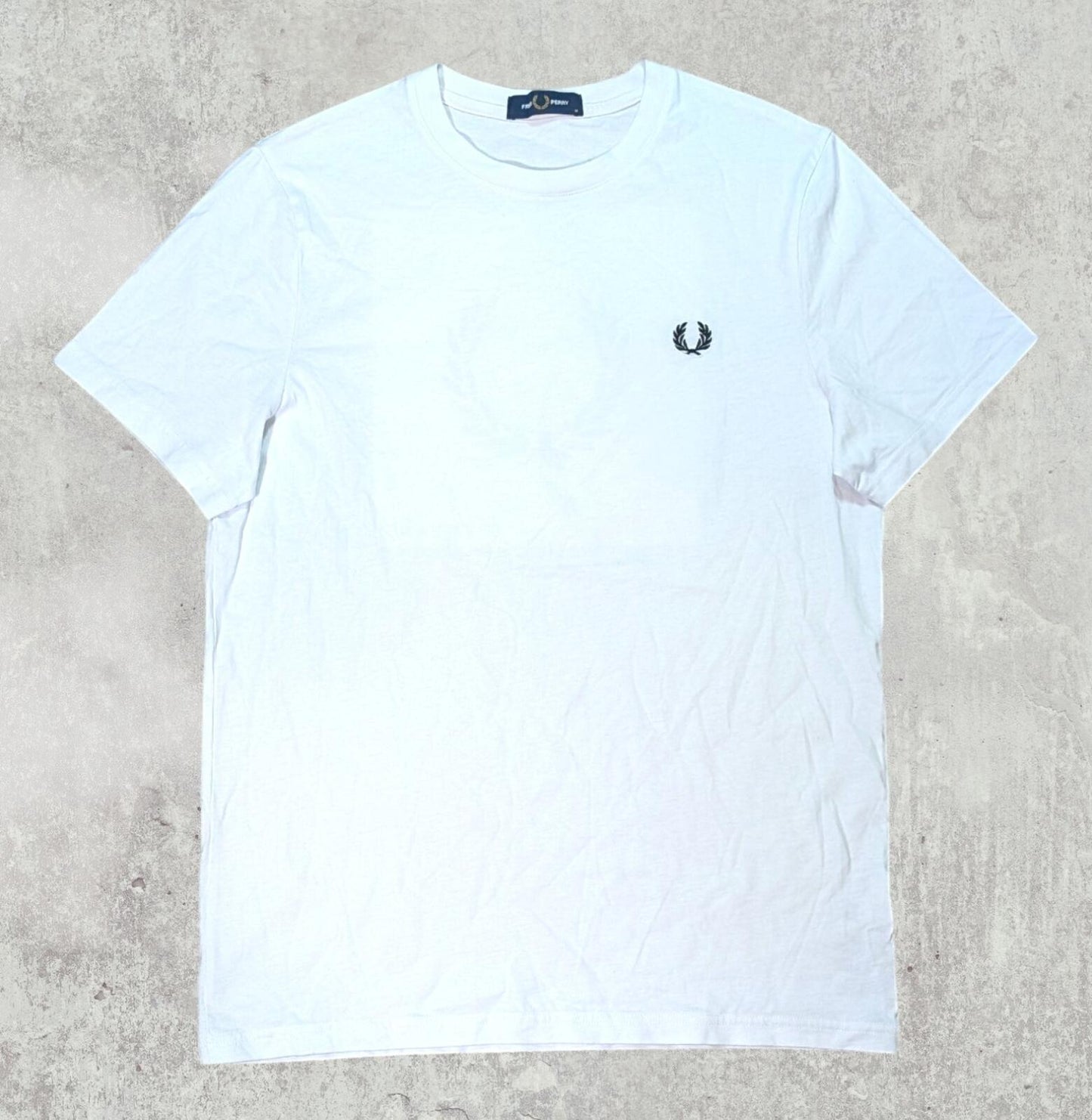 Fred Perry Men's T Shirt - White - Size Medium