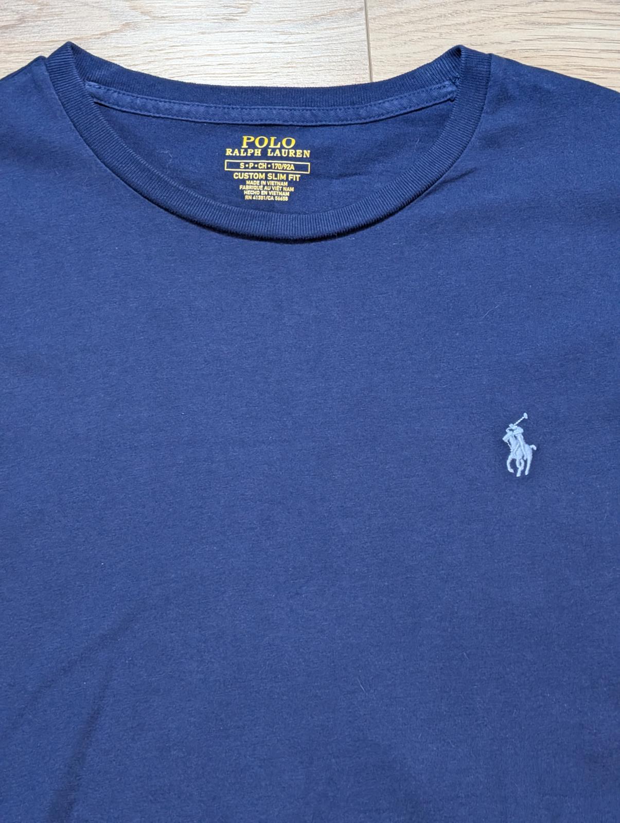 Ralph Lauren Men's Custom Slim Fit T Shirt - Navy - Size Small