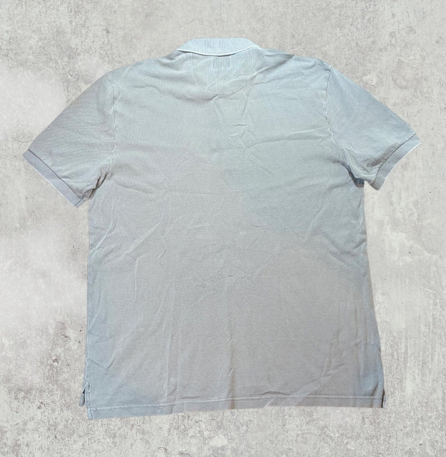 Lacoste Men's Vintage Washed Polo T Shirt - Grey - Size 7 / XXL