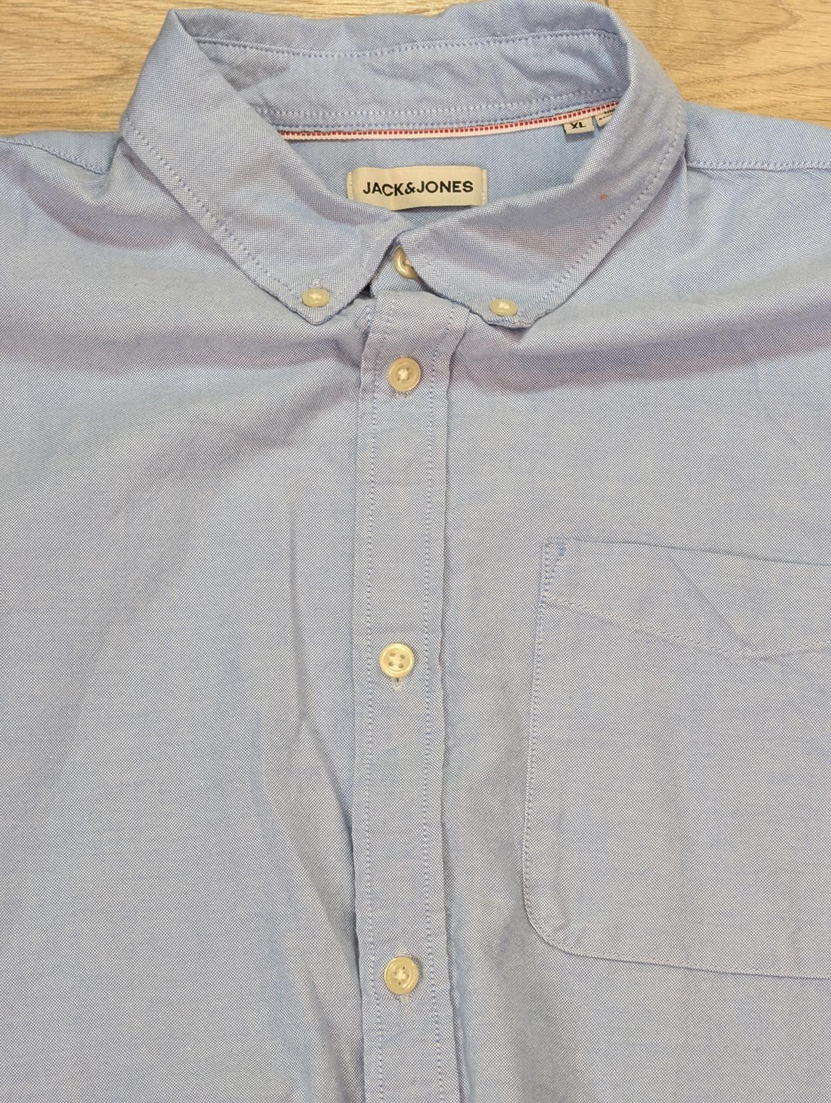 Jack & Jones Men's Shirt - Blue - Size XL