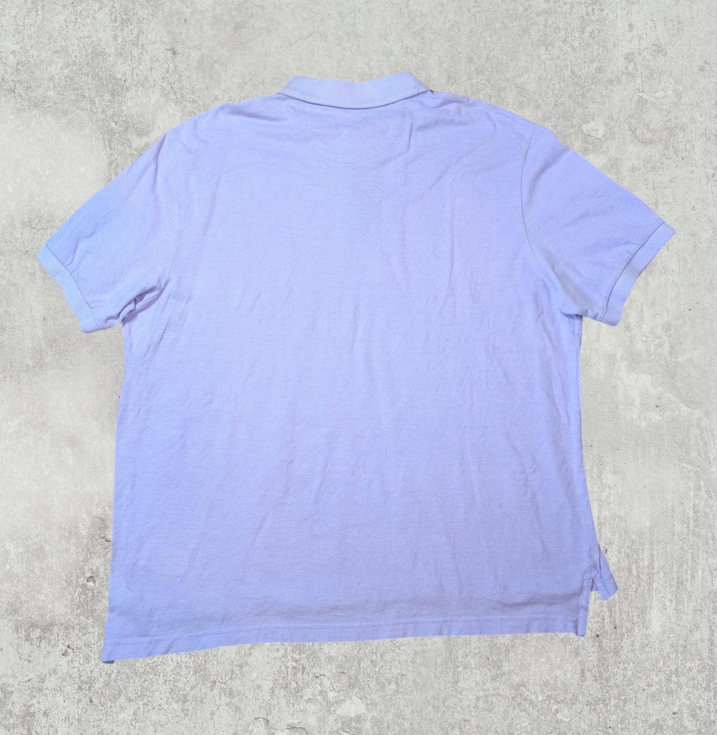 Chaps Men's Natural Stretch Polo T Shirt - Purple - Size XL