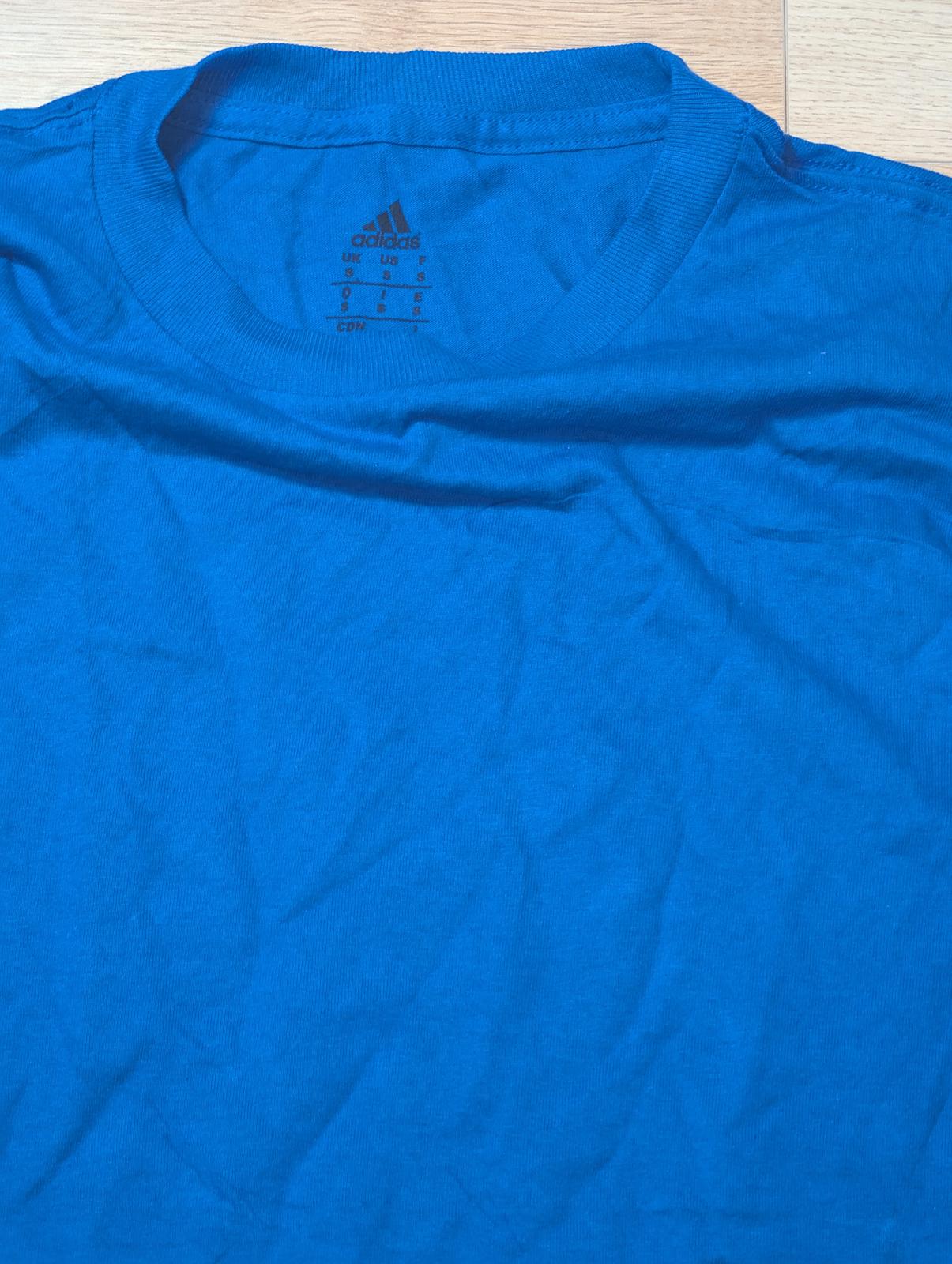 Adidas Men's Long Sleeved T Shirt - Blue - Size Small