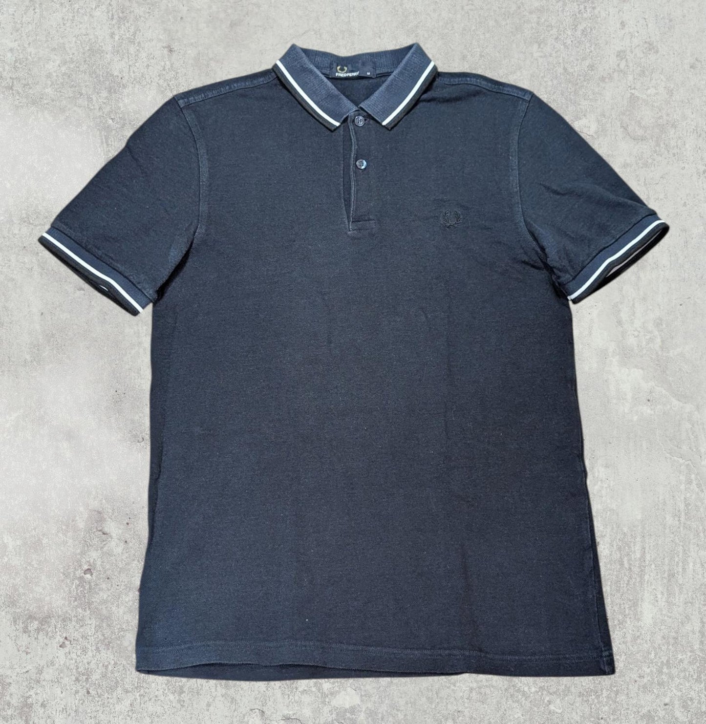 Fred Perry Men's Polo T Shirt - Navy - Size Medium