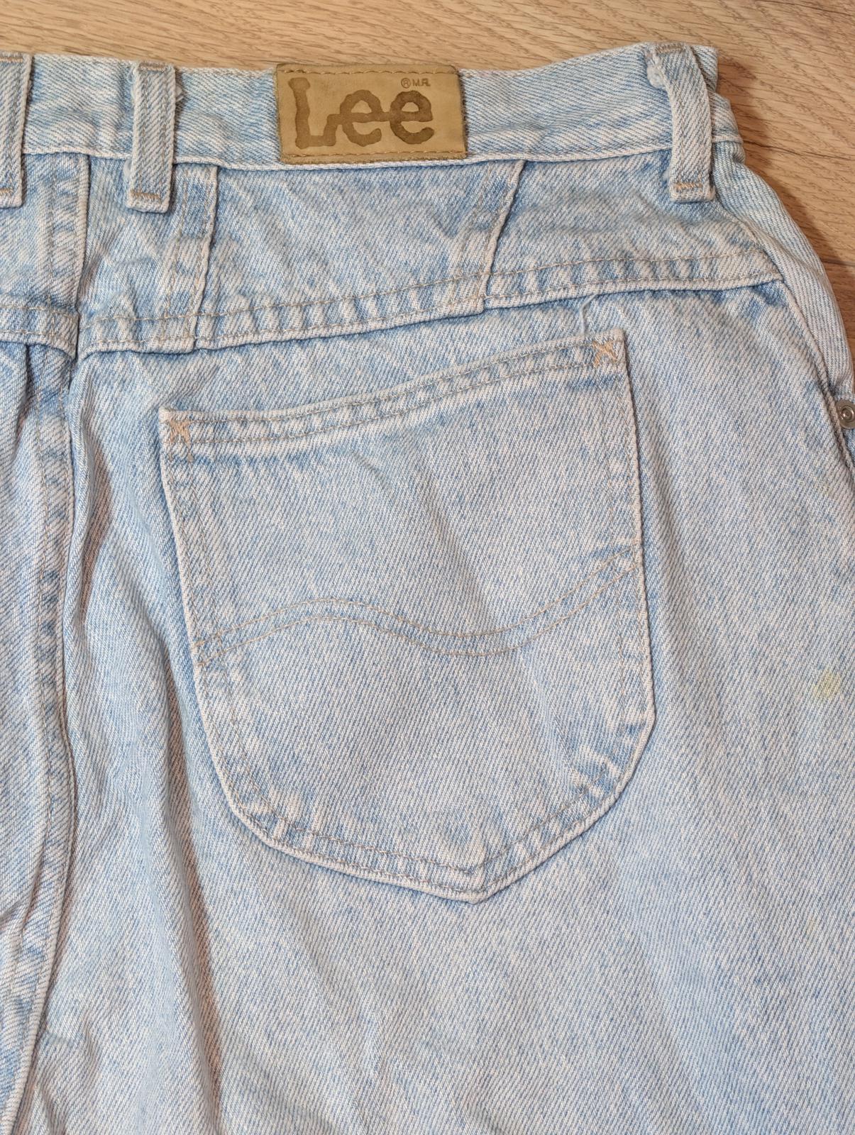 Lee Women's Straight Jeans - Blue - Size 34W 29L