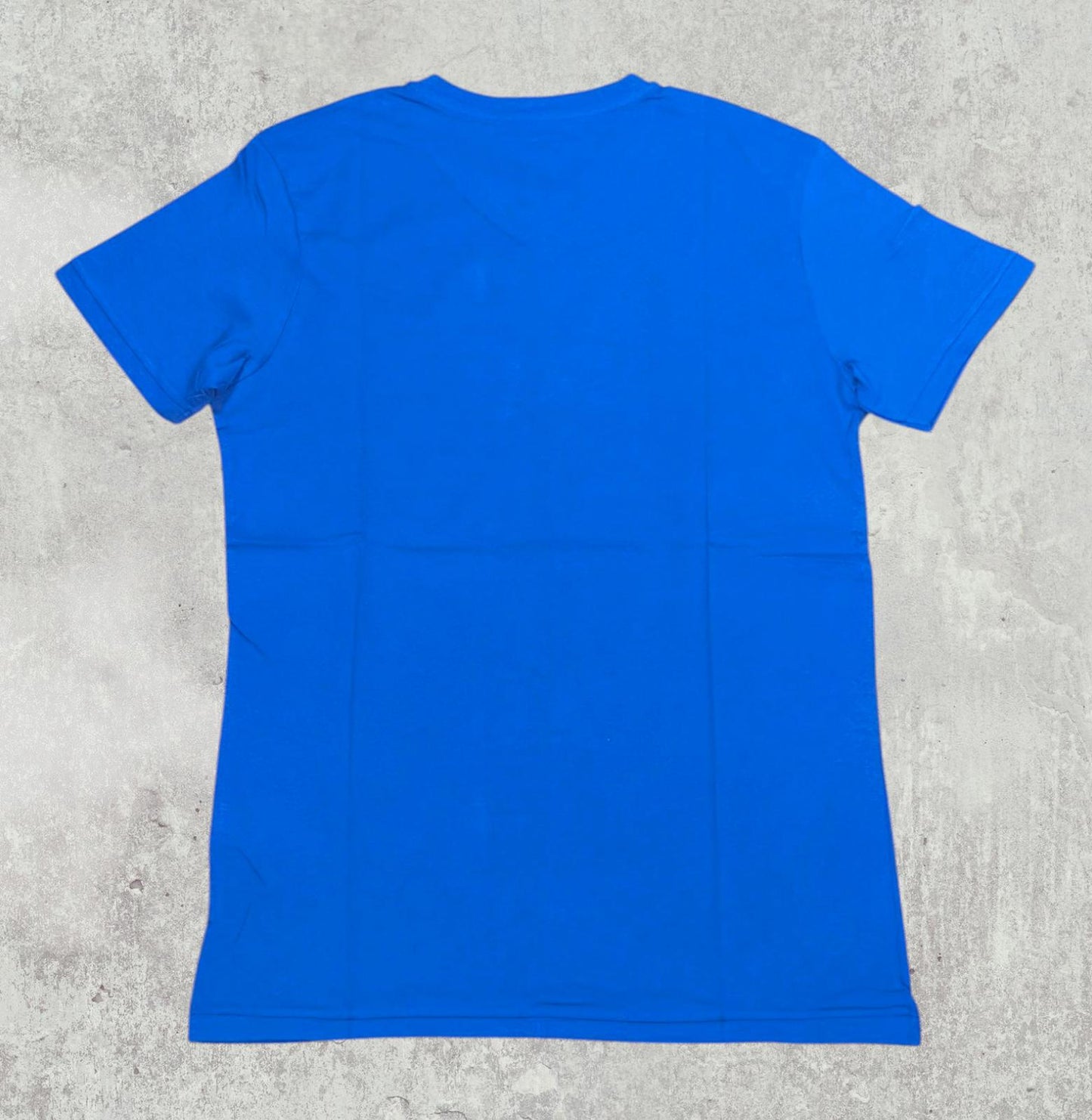 Ralph Lauren Men's V Neck T Shirt - Blue - Size Small