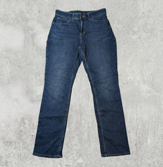 Lee Women's Straight Jeans - Blue - Size 28W 28L