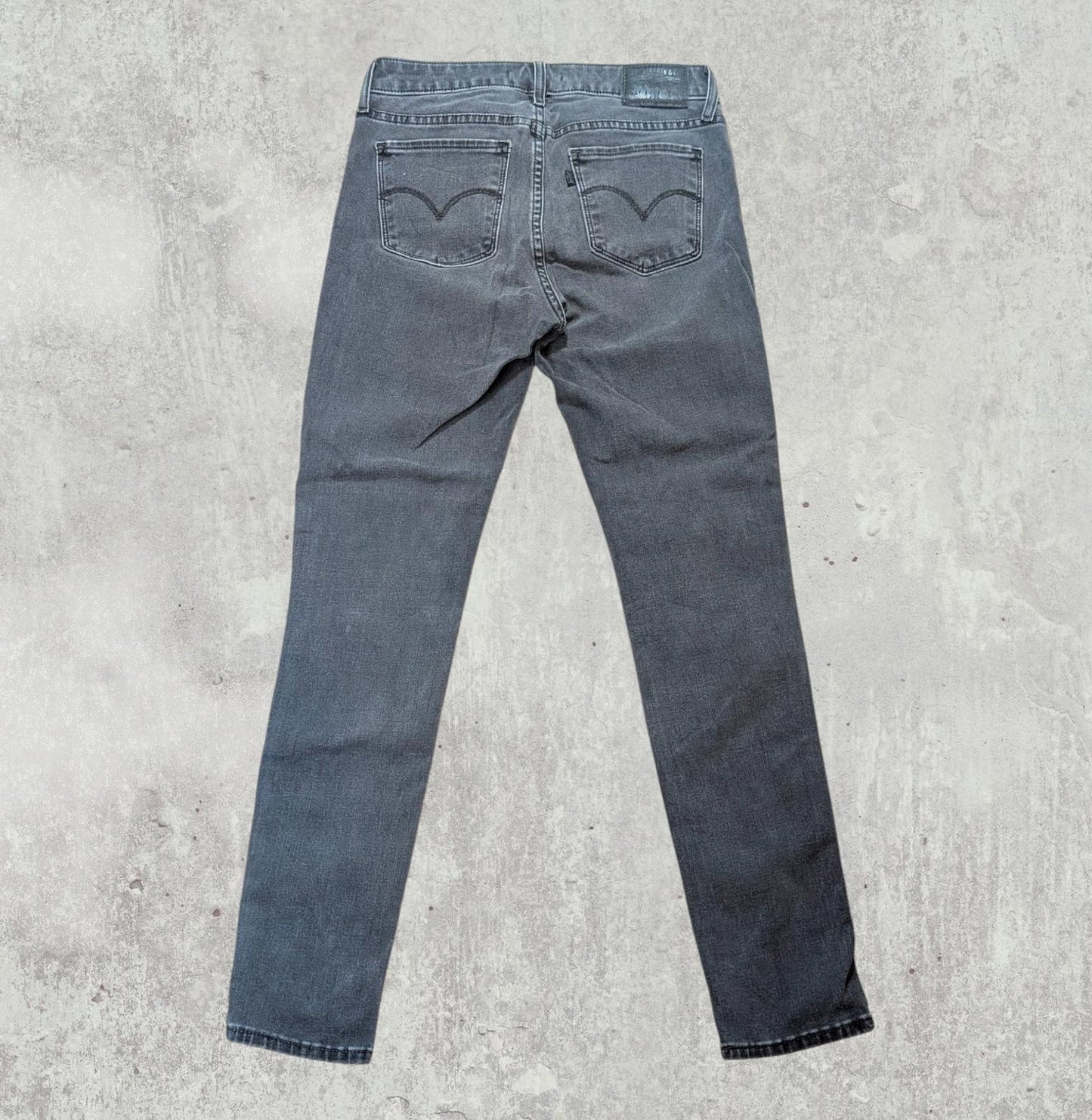 Levi's Women's 711 Skinny Jeans - Grey - Size 26W 28L