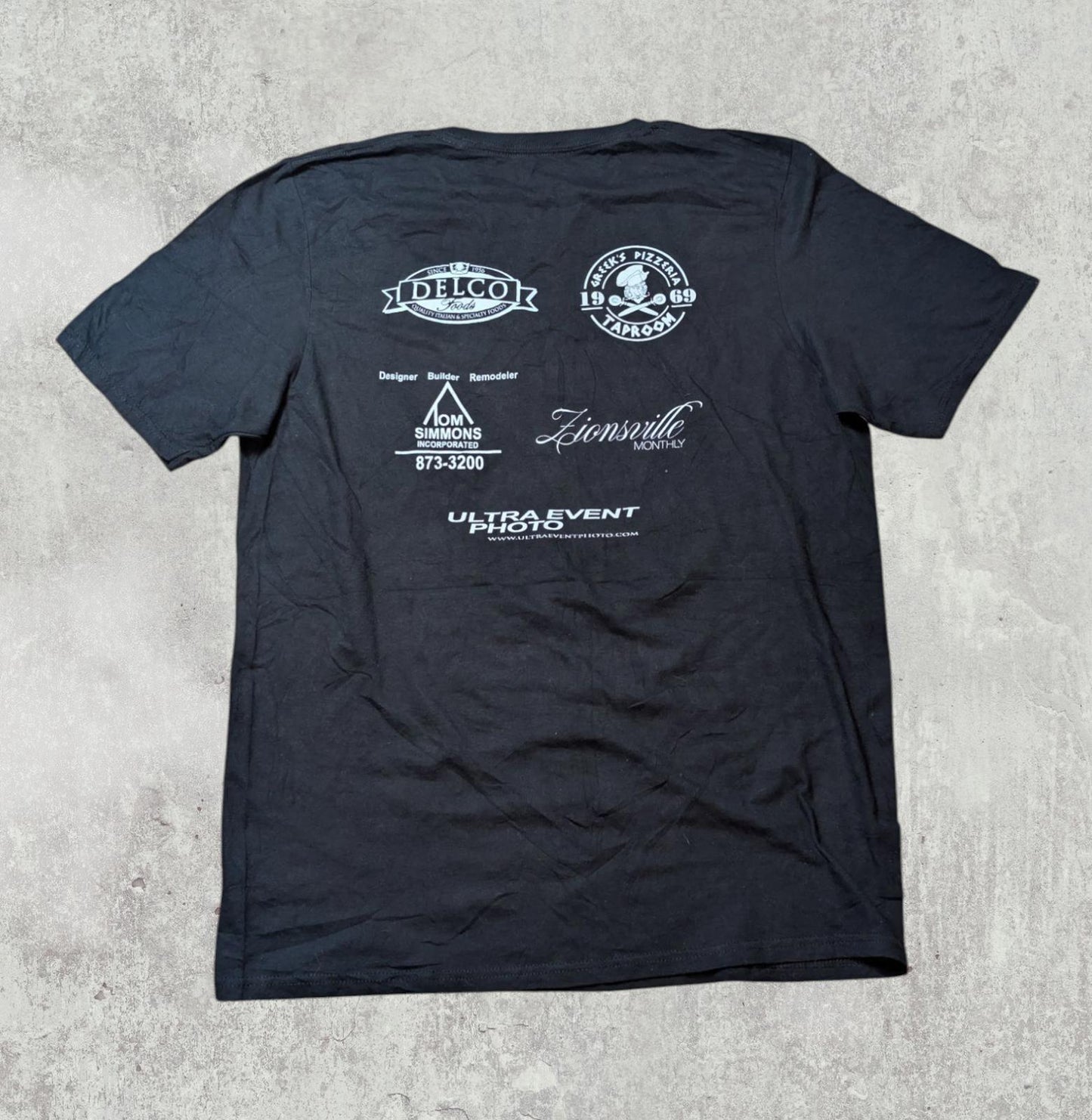 Russell Athletic Men's Zionsville Marathon T Shirt - Black - Size Medium