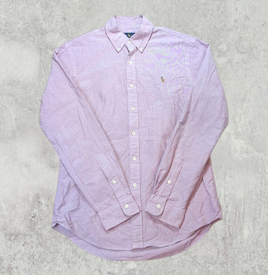 Ralph Lauren Men's Slim Fit Shirt - Red - Size Medium