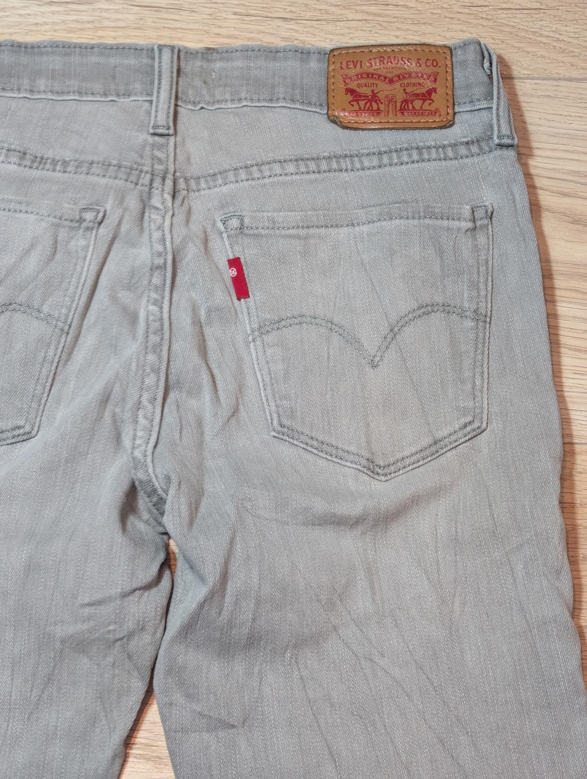 Levi's Women's 711 Skinny Jeans - Grey - Size 26W 32L