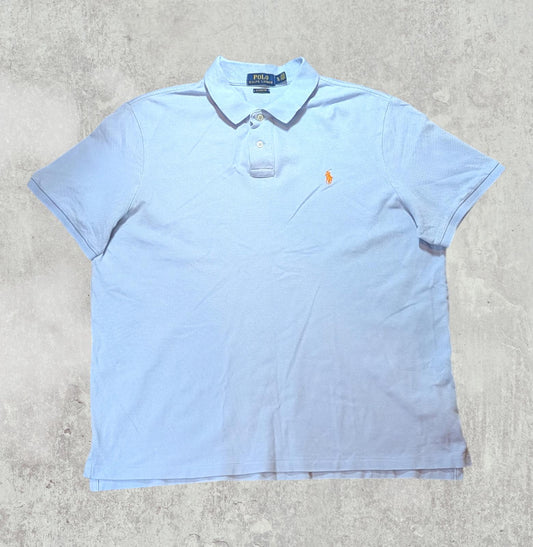 Ralph Lauren Men's Classic Fit Polo T Shirt - Blue - Size XL