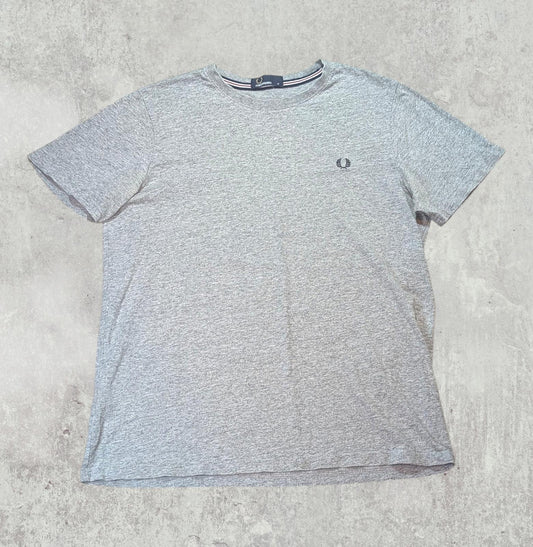 Fred Perry Men's T Shirt - Grey - Size Medium