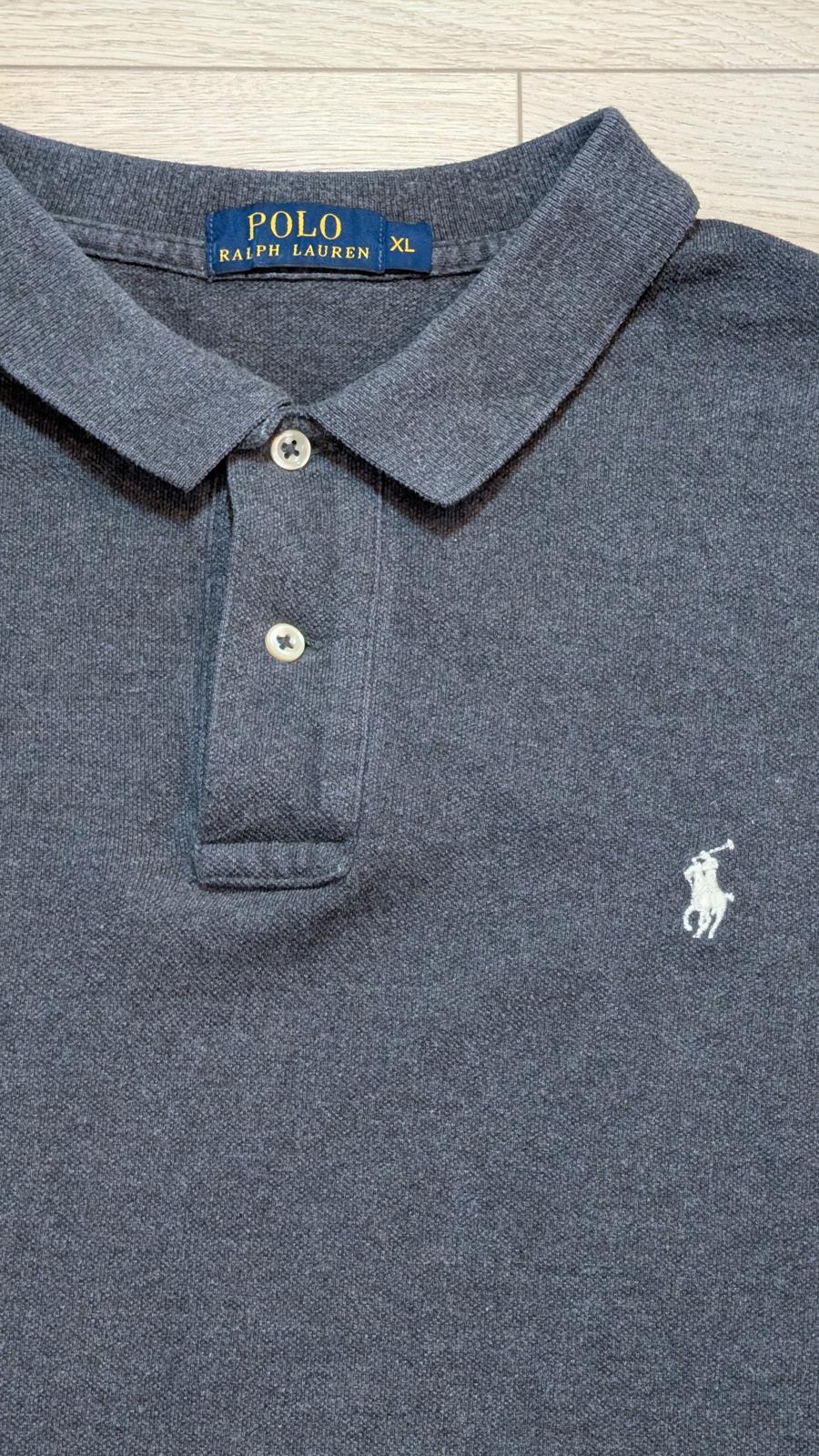 Ralph Lauren Men's Polo T Shirt - Grey - Size XL