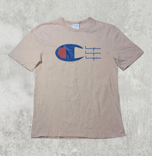 Champion Men's T Shirt - Pink - Size Medium