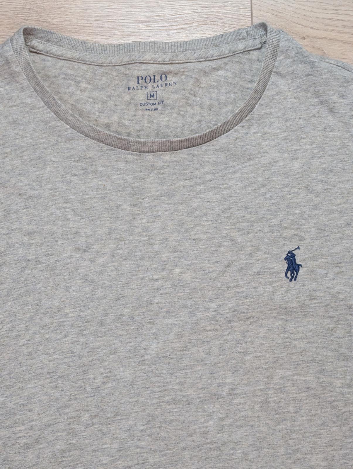 Ralph Lauren Men's Custom Fit T Shirt - Grey - Size Medium