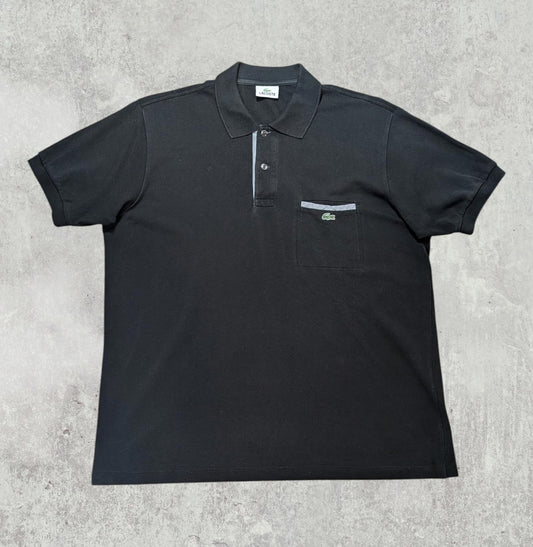 Lacoste Men's Polo T Shirt - Black - Size 5 / Large