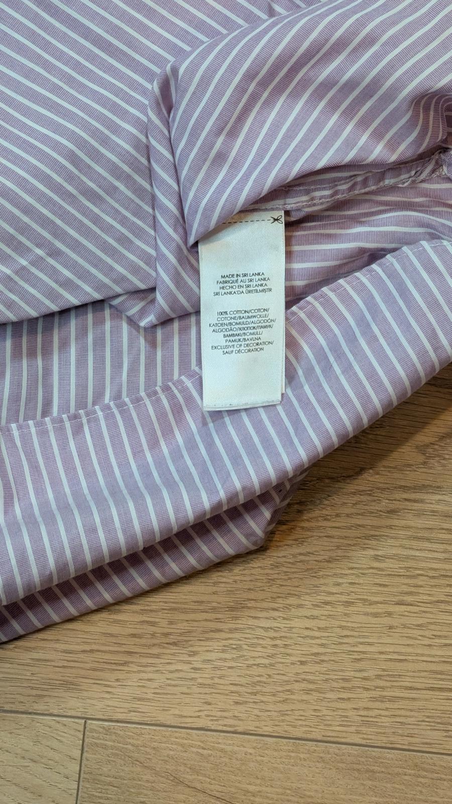 Ralph Lauren Men's Striped Shirt - Purple - Size Medium