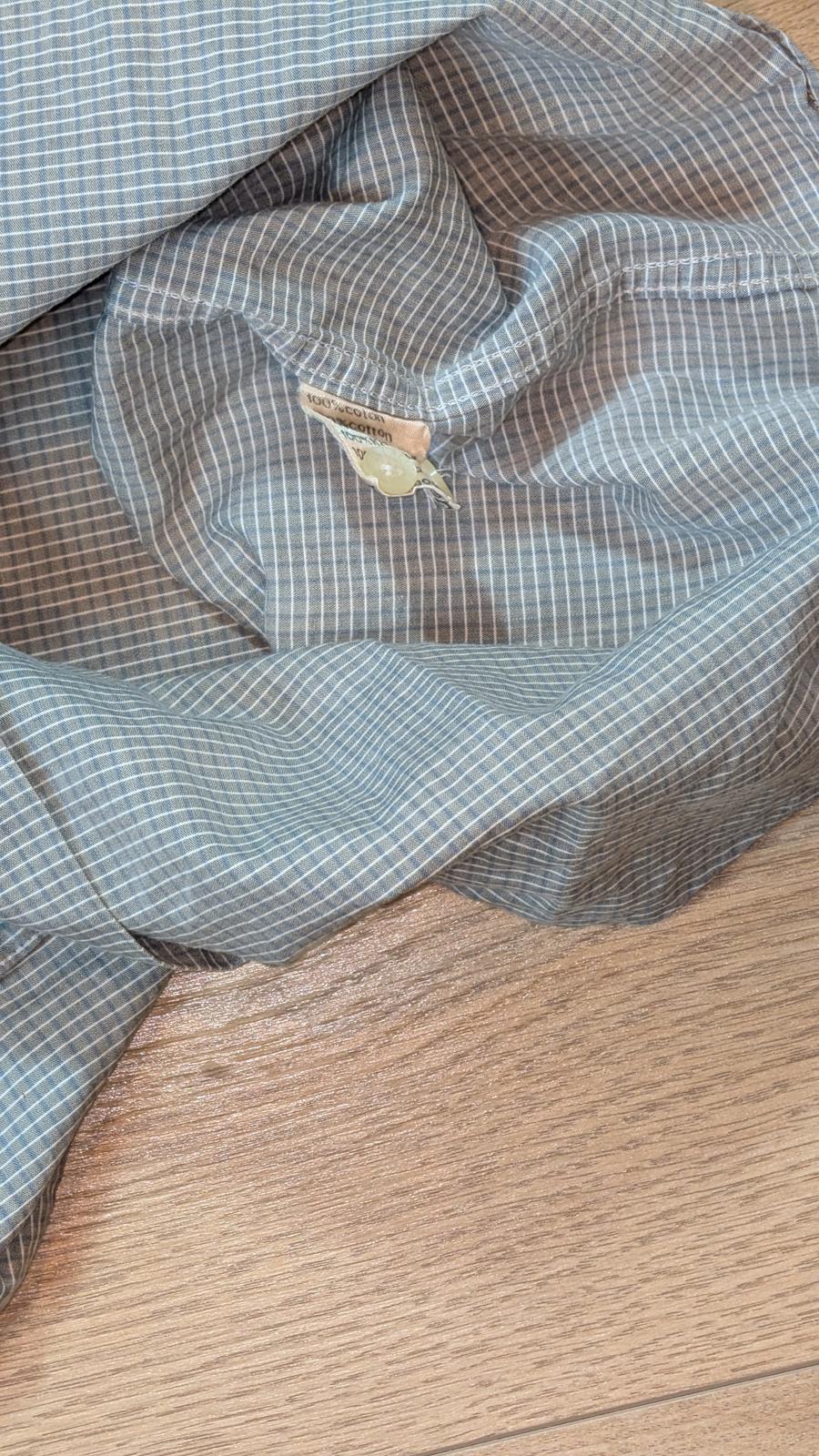 Lacoste Men's Check Shirt - Grey - Size Medium