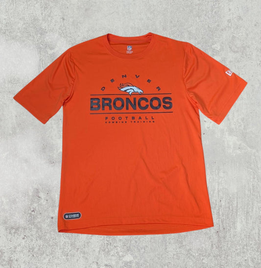 NFL Team Apparel Men's Denver Broncos T Shirt - Orange - Size Small