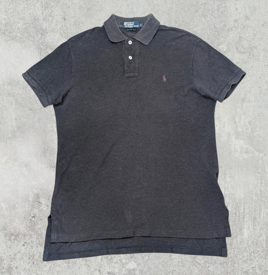 Ralph Lauren Men's Custom Fit Polo T Shirt - Grey - Size Small